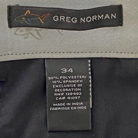 Greg Norman Black Classic Fit Performance Moisture Wicking Shorts Men's 34 NEW - Picture 5 of 6